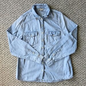 Mossimo Supply Co. Light Blue Denim Shirt